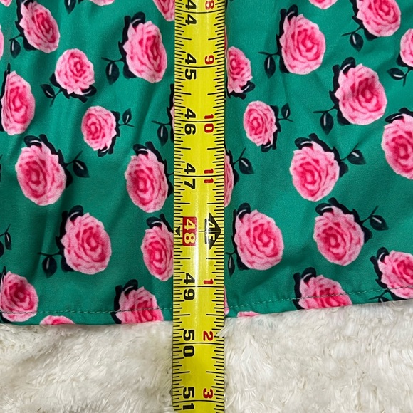 Boho Floral Puff Sleeve Tiered Maxi Dress Casual Layered Dress - Picture 9 of 14